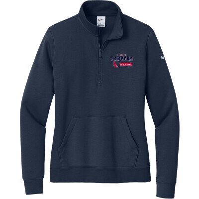 Nike Women's Club Fleece Sleeve Swoosh 1/2-Zip