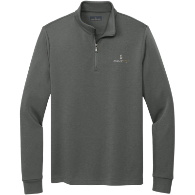 BROOKS BROTHERS Men's Double-Knit 1/4-Zip (EMB)