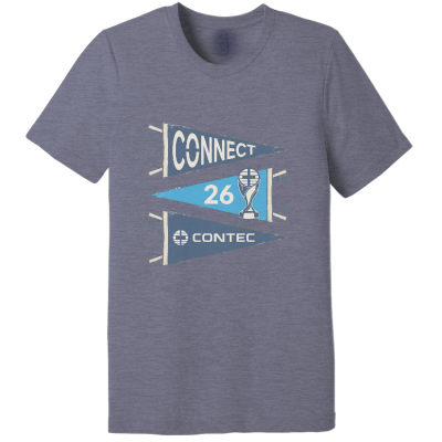 Connect Pennant Unisex Triblend Short Sleeve Tee