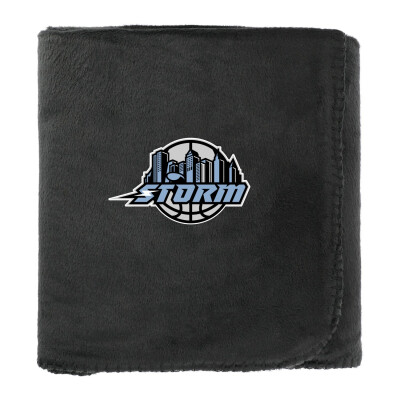 100% Recycled PET Fleece Blanket with RPET Pouch