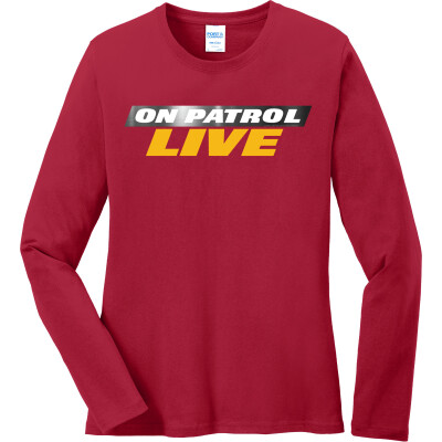 On Patrol: Live Women's Long Sleeve Core Cotton Tee