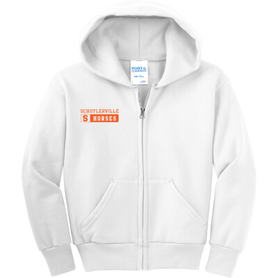 Youth Core Fleece Full-Zip Hooded Sweatshirt