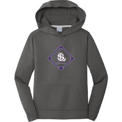 Youth Performance Fleece Pullover Hooded Sweatshirt