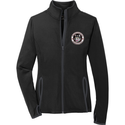 Women's Sport-Wick Stretch Contrast Full-Zip Jacket