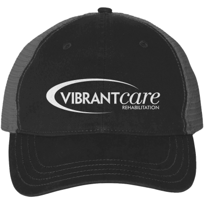 Garment-Washed Trucker Cap - DIRECT TO GARMENT