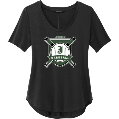 Women's Stretch Jersey Relaxed Scoop Tee