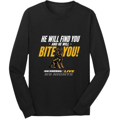 He Will Find You Long Sleeve Core Cotton Tee