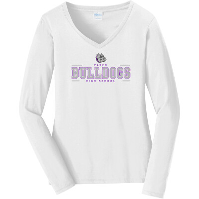 Women's Long Sleeve Fan Favorite V-Neck Tee
