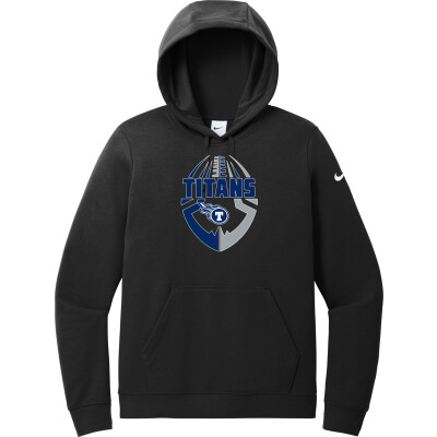 Nike Women's Club Fleece Sleeve Swoosh Pullover Hoodie