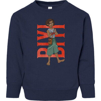 Biyi Hero Pose Toddler Fleece Crewneck Sweatshirt