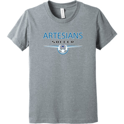 Bella+Canvas Youth Heather CVC Tee