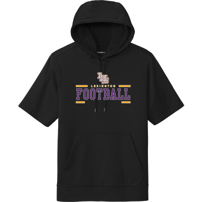 Performance Fleece Short-Sleeve Hooded Pullover