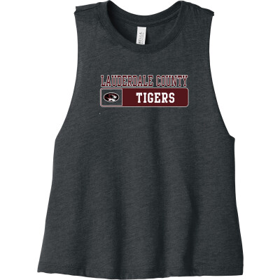 Bella+Canvas Women’s Racerback Cropped Tank