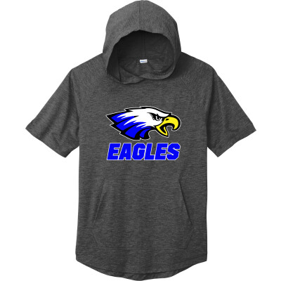 Tri-Blend Wicking Short Sleeve Hoodie