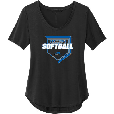 Women's Stretch Jersey Relaxed Scoop Tee