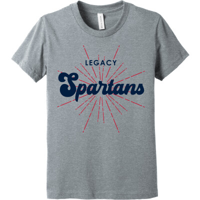 Youth Heather CVC Short Sleeve Tee