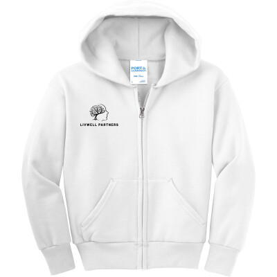 Youth Core Fleece Full-Zip Hooded Sweatshirt