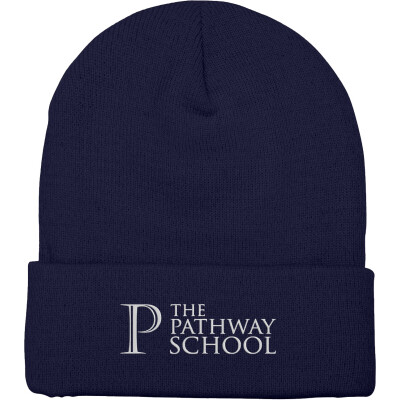 Adult - Cuffed Knit Beanie (Embroidered)