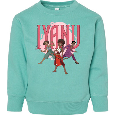 Iyanu & Team Chosen Toddler Fleece Crewneck Sweatshirt