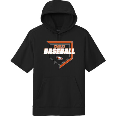 Performance Fleece Short-Sleeve Hooded Pullover