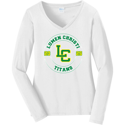 Women's Long Sleeve Fan Favorite V-Neck Tee