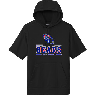 Performance Fleece Short Sleeve Hooded Pullover