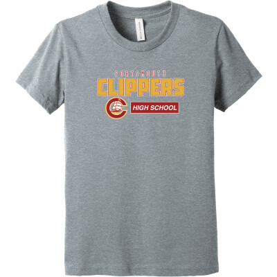 Bella+Canvas Youth Heather CVC Tee