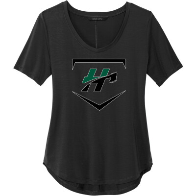 Women's Stretch Jersey Relaxed Scoop Tee