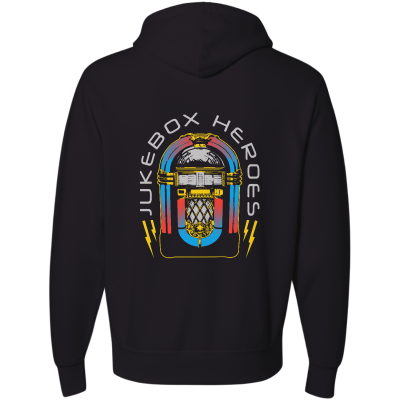 JukeBox Heroes Unisex Lightweight Hooded Sweatshirt