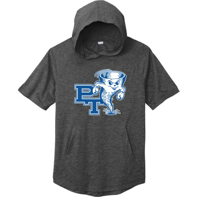 Tri-Blend Wicking Short Sleeve Hoodie