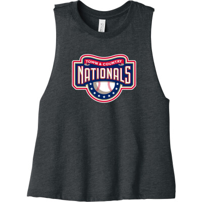 Bella+Canvas Women’s Racerback Cropped Tank