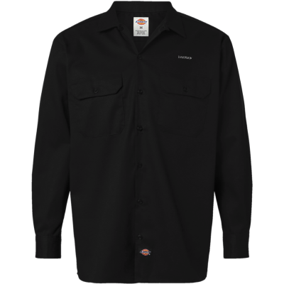 DICKIES Mens Long Sleeve Work Shirt (DTF)