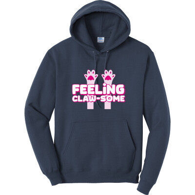 Hooded Sweatshirt- Feeling Clawsome