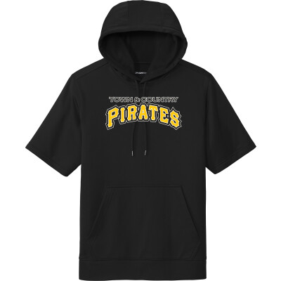 Performance Fleece Short-Sleeve Hooded Pullover