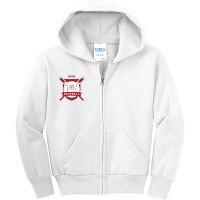 Youth Core Fleece Full-Zip Hooded Sweatshirt