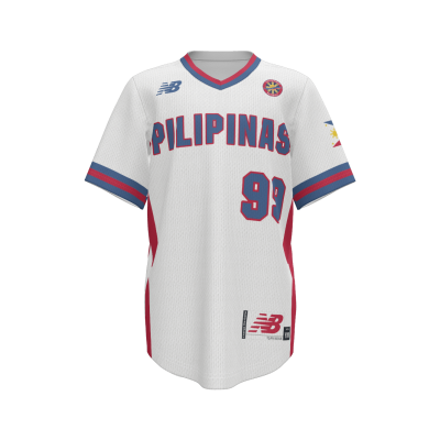 New Balance Youth V-Neck Adversary Baseball Jersey - White