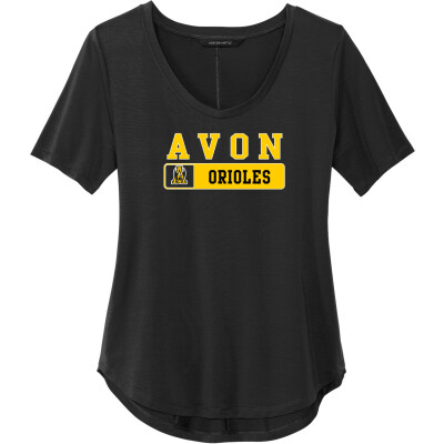 Women's Stretch Jersey Relaxed Scoop Tee