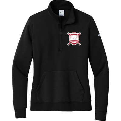 Nike Women's Club Fleece Sleeve Swoosh 1/2-Zip