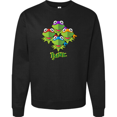 Teenage Mutant Ninja Kermits - Midweight Crewneck Sweatshirt Loose