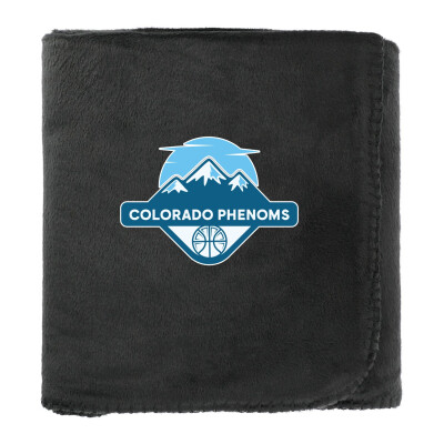 100% Recycled PET Fleece Blanket with RPET Pouch