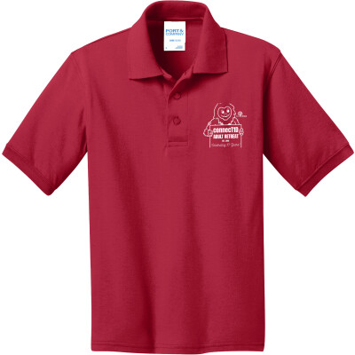 Port & Co™ Youth Core Blend Jersey Knit Polo