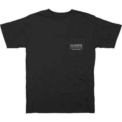 BERNE Men's Tall Heavyweight Short Sleeve Pocket T-Shirt - BSM16T (EMB)