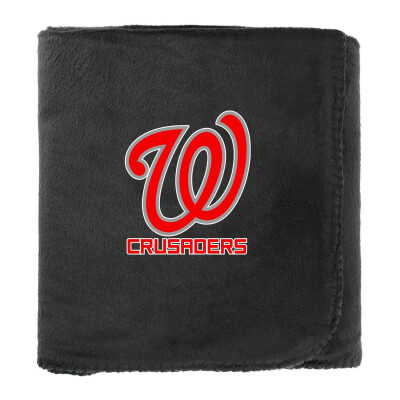 100% Recycled PET Fleece Blanket with RPET Pouch