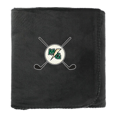 100% Recycled PET Fleece Blanket with RPET Pouch