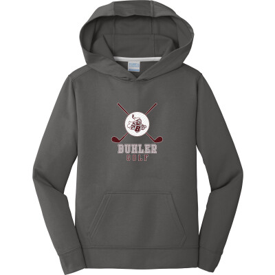 Youth Performance Fleece Pullover Hooded Sweatshirt