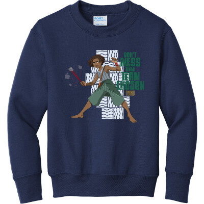 Don't Mess With Team Chosen Youth Fleece Crewneck