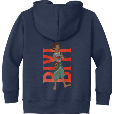 Biyi Hero Pose Toddler Fleece Full-Zip Hoodie
