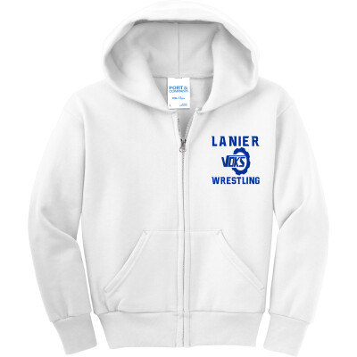 Youth Core Fleece Full-Zip Hooded Sweatshirt