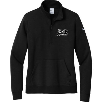 Nike Women's Club Fleece Sleeve Swoosh 1/2-Zip