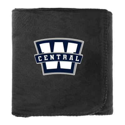 100% Recycled PET Fleece Blanket with RPET Pouch